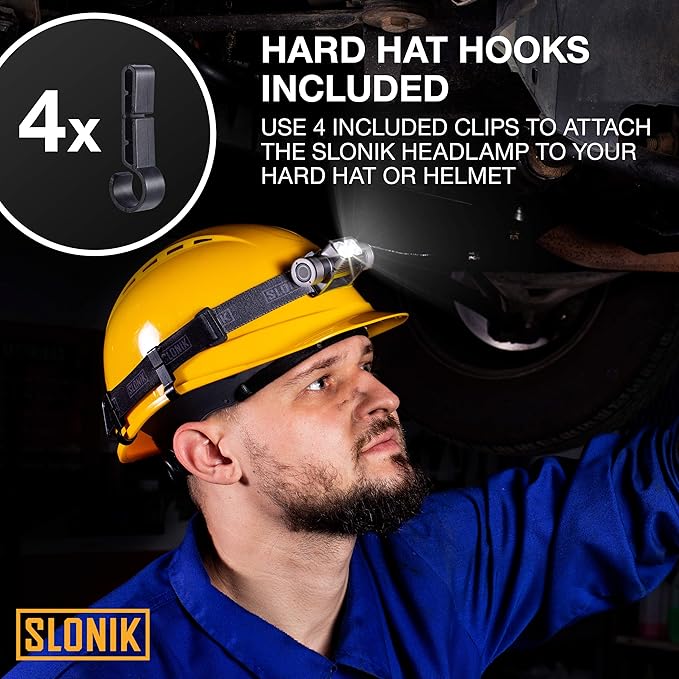 SLONIK Rechargeable Headlamp for Adults - Image 4