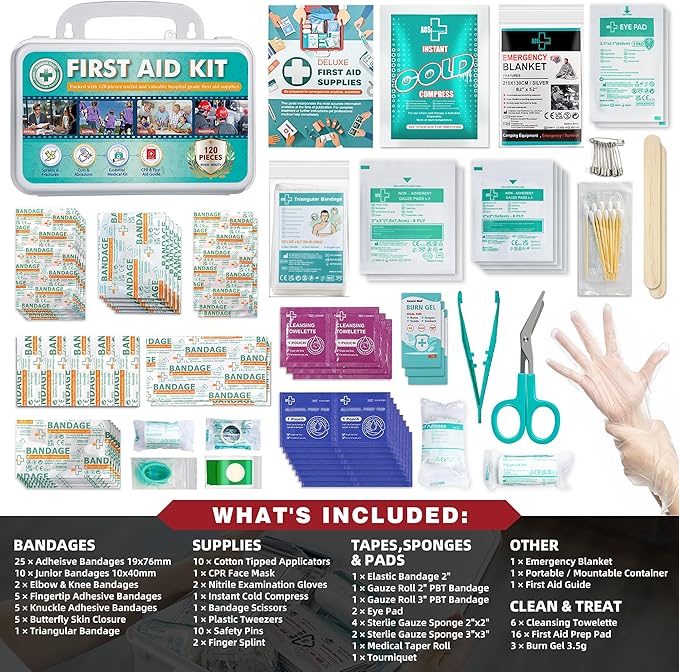 General Medi 120 Pieces Hardcase First Aid Kit - Image 2