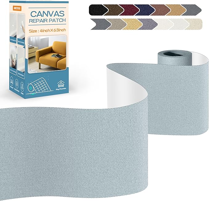 KING MOUNTAIN Canvas Repair Tape, Outdoor Gear Patch, 4×63 Inches, Waterproof by ForABetterHomeLife