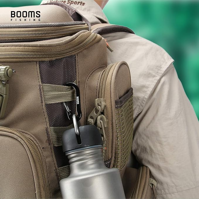 Booms Fishing CC1 Multi-Use Carabiner Clip, 6 Pack Small Caribeener Clips - Image 4