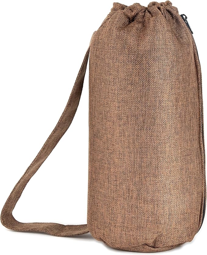 Nickel Bags Padded Drawstring Duffle Tube, Hemp Protective Sling Bag - Image 3