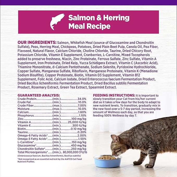 Wellness Complete Health Adult Dry Cat Food - Image 6