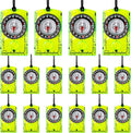 16 Pcs Orienteering Compass Acrylic Hiking Compass by Swakuta