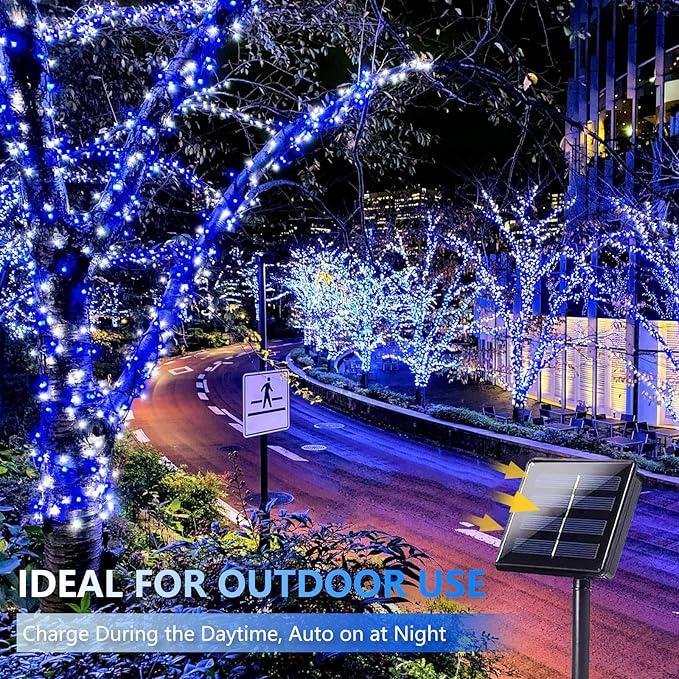 Extra-Long 144FT Solar String Lights - Image 6