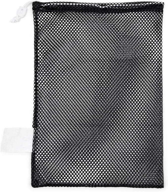 Champion Sports Mesh Equipment Bag – Heavy-Duty Nylon Drawstring Bag by ChampionSports