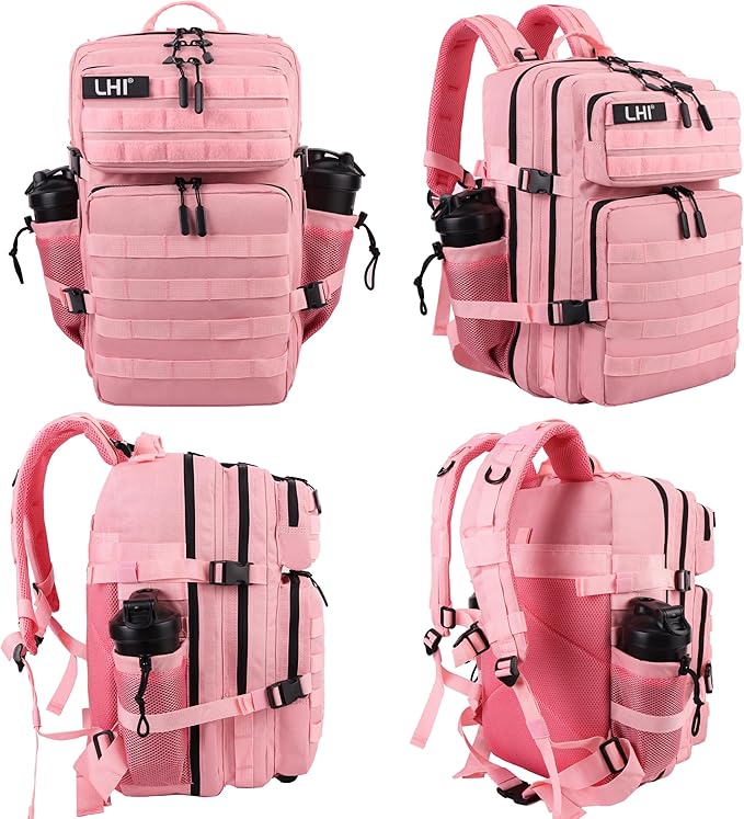 LHI Military Tactical Backpack for Men and Women 45L Army 3 Days Assault Pack - Image 2
