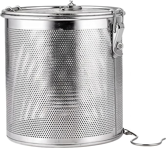 Stainless steel cylindrical seasoning filter, Mesh Design Tea Ball Strainer by BANGPEIWQT