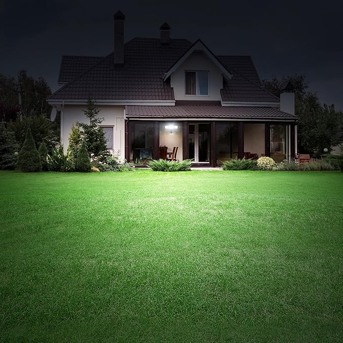 LUTEC 74W 8000 Lumen Motion Sensor Outdoor Lights, 5000K Daylight, IP65 - Image 8