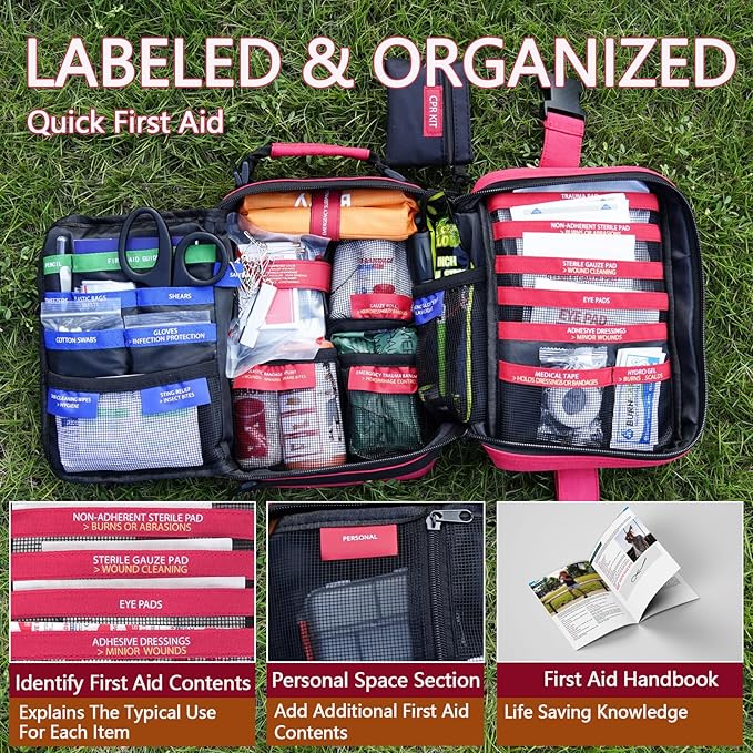 Advanced First Aid Kit, Comprehensive Trauma First Aid Kits - Image 2