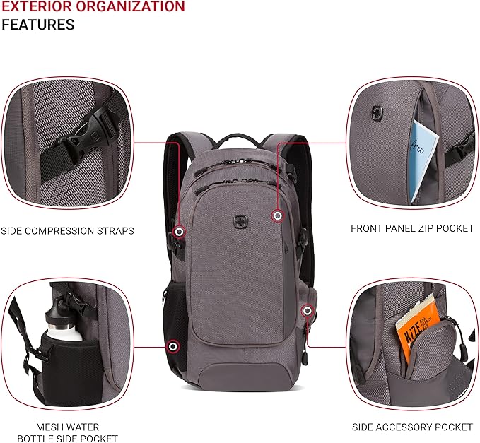 SwissGear 3598 Backpack, Narrow Daypack - Image 3