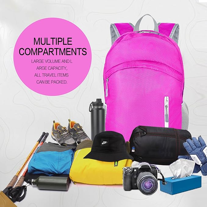 Waterproof Foldable Backpack Dry Storage Lightweight Daypack 35L Outdoor - Image 7