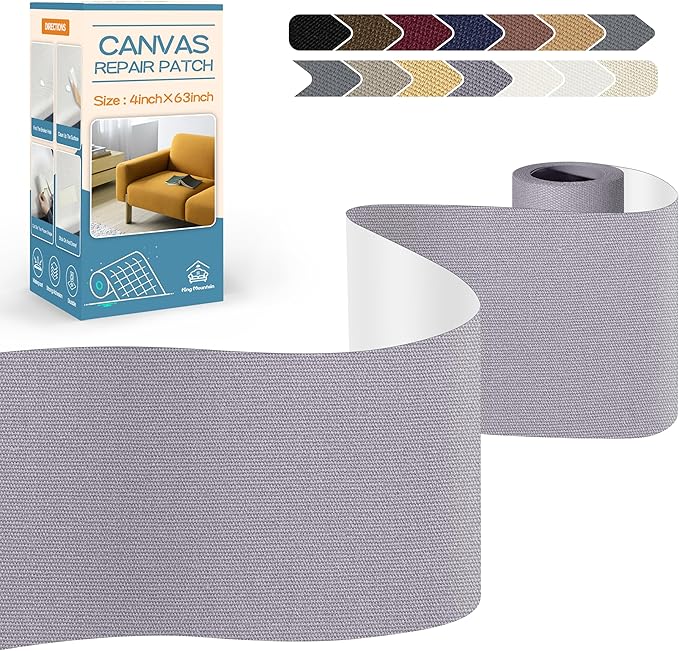 KING MOUNTAIN Canvas Repair Tape, Outdoor Gear Patch, 4×63 Inches, Waterproof by ForABetterHomeLife