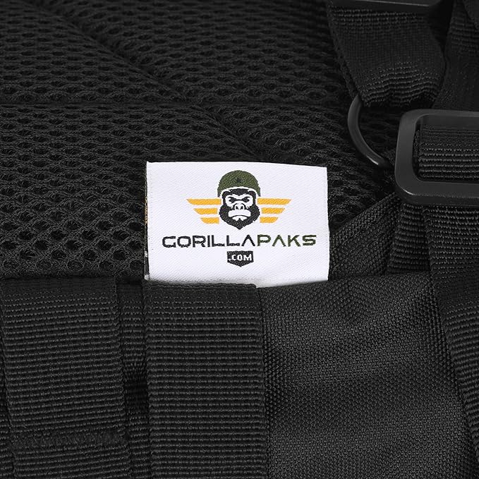30L Black Tactical Backpack - Image 2
