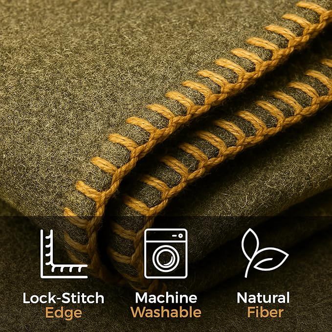 Wool Camping Blanket - Image 3