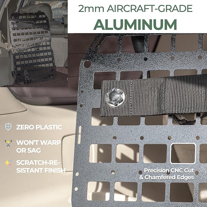 HEMSKDAYS Aluminum Rigid Molle Panel - Image 4