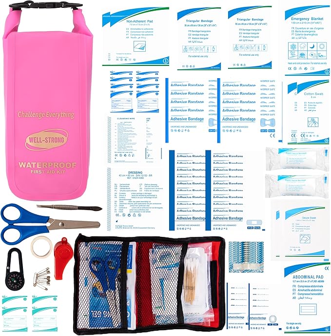 Boat First Aid Kit Waterproof, WELL-STRONG Marine Emergency Kit - Image 8