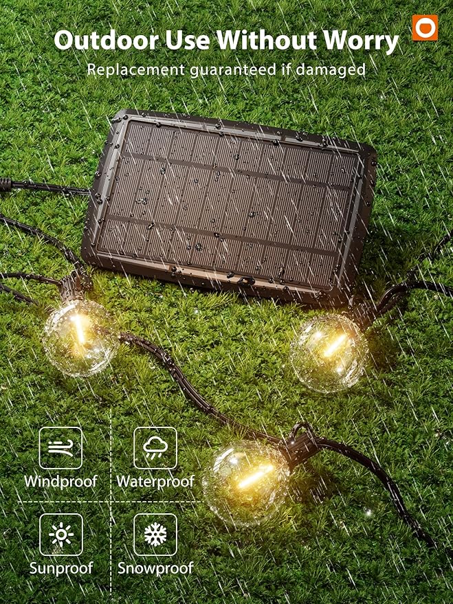 addlon 56FT Solar String Lights - Image 5