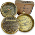 Brass Compass Gift to My Son Never Forget I Love You, Sentimental Keepsake from by MAH