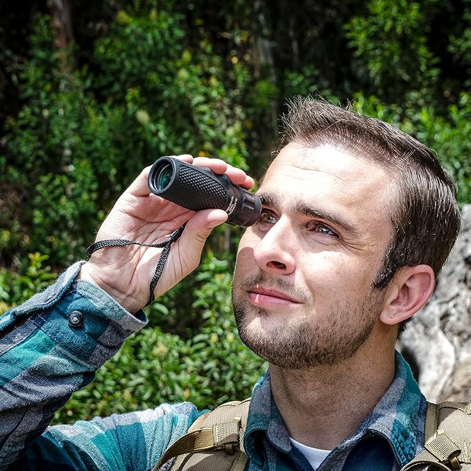 Barska Blackhawk Waterproof Monocular – Compact, Slip-Resistant Grip - Image 5