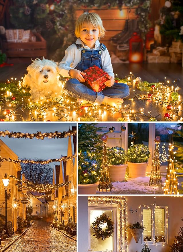Minetom Solar String Lights Outdoor Waterproof, Extra Long 72FT 200 LED Solar - Image 6