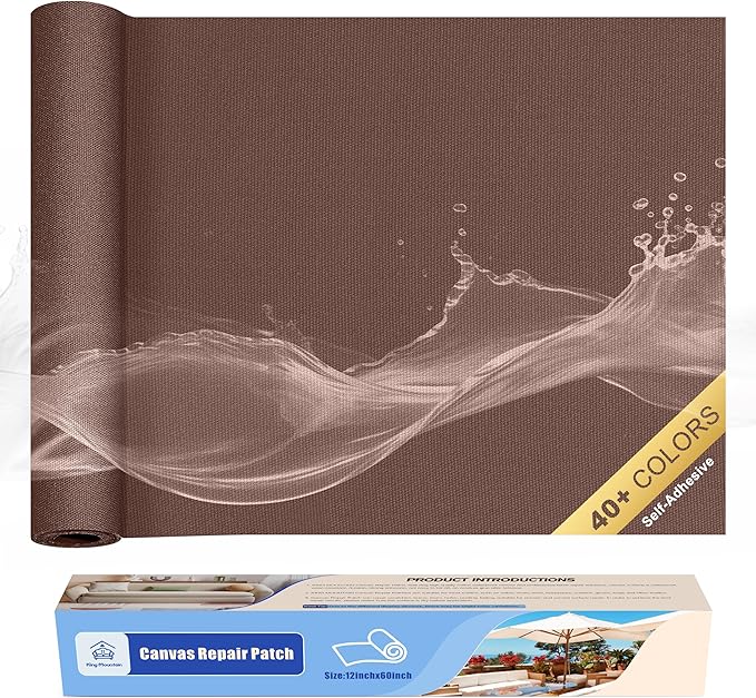 KING MOUNTAIN Canvas Repair Tape, Outdoor Gear Patch, 12×60 Inches, Waterproof by ForABetterHomeLife