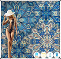 Famstar Beach Blanket Oversized Extra Large 78" X 81", Waterproof Sandproof by Famstar