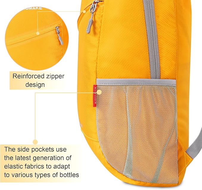 ZOMAKE Lightweight Packable Backpack 20L, Foldable Backpacks Small Daypack - Image 4