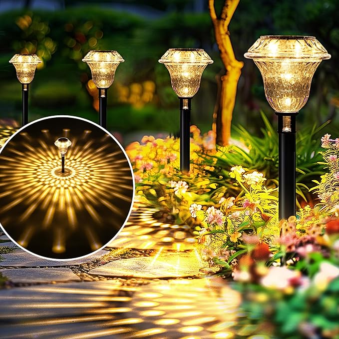 SOLPEX Solar Pathway Lights Garden Decor by Solpex