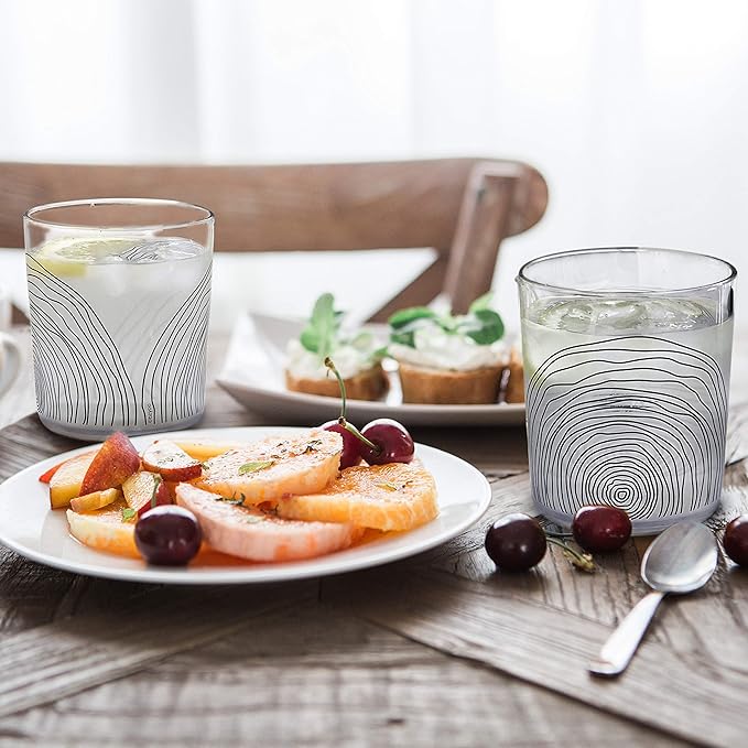 bzyoo BPA-Free Designed Dishwasher Safe 14 oz Plastic Tumbler Set which is - Image 3