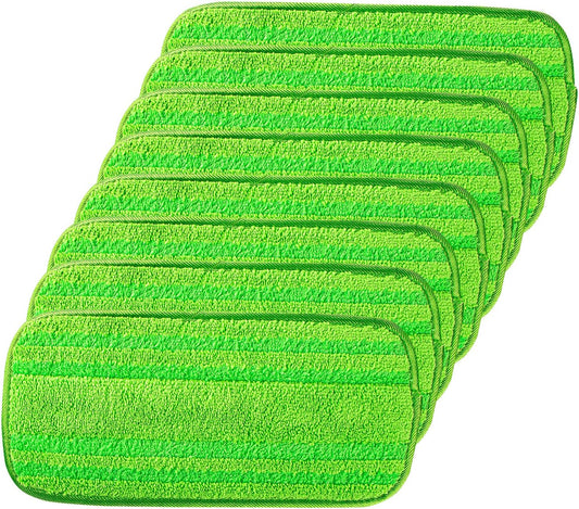 Orighty Reusable Mop Pads Compatible with Swiffer WetJet - Microfiber Pad Refill Machine Washable for Household Cleaning - Cleaning Floor Mop Head Pads Work Wet and Dry - Pack of 8