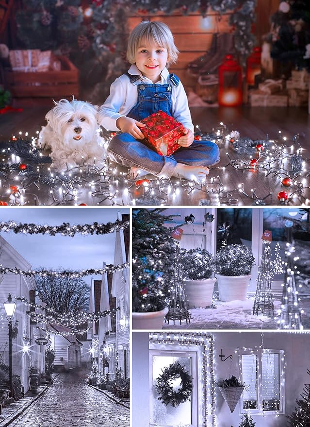 Minetom Solar String Lights Outdoor, Extra Long 72FT 200 LED Christmas String - Image 6