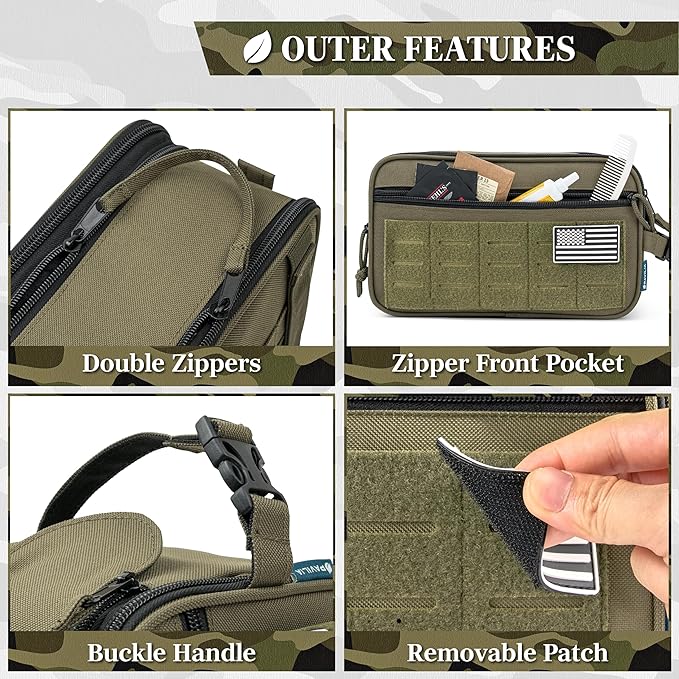 PAVILIA Extra Large Tactical Toiletry Bag - Image 4