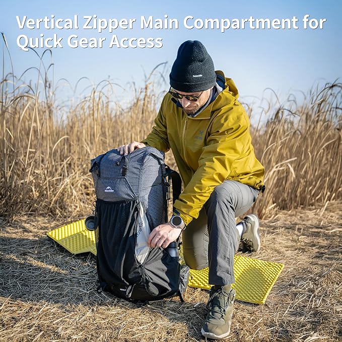 Naturehike 45L Rock 2.0 Upgraded Internal Frame Hiking Backpack - Image 5