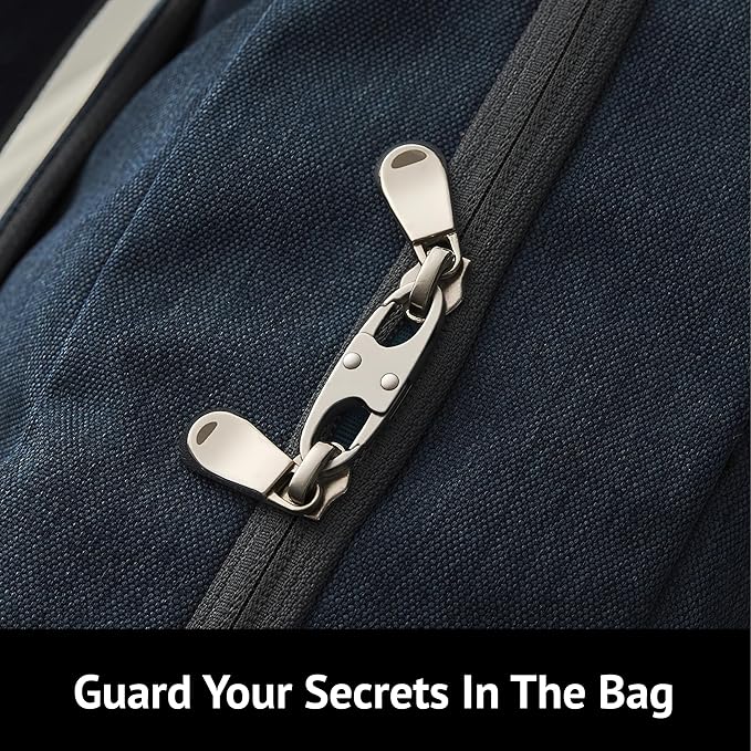 zelin 4pcs Zipper Clips Anti Theft, Airplane Gadgets and Travel Essentials - Image 5