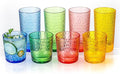15oz and 22oz Colorful Acrylic Glasses Drinkware, Honeycomb Stackable by MIYOPESI