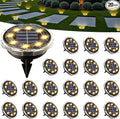 SOLPEX Solar Ground Lights 20 Pack, Solar Pathway Lights Outdoor Waterproof by Solpex