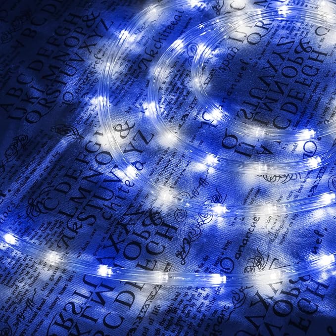 50ft LED Rope Lights Outdoor, 360 LED Connectable and Flexible Tube Lights - Image 6