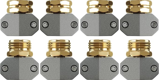 DBR Tech® Hose Repair Kit – Fix Leaks on 3/4 & 5/8 inch Garden Hoses, 4 Set by DBRTech