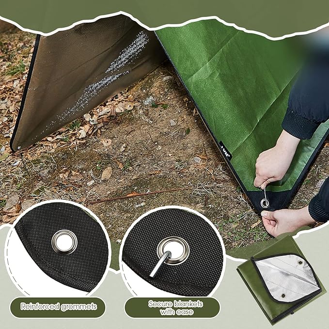 Kingdder 1 Pcs Heavy Duty Emergency Blankets - Image 3