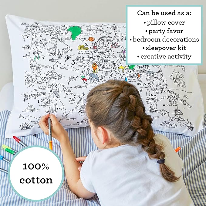 eatsleepdoodle - Coloring Pillowcase - Image 6