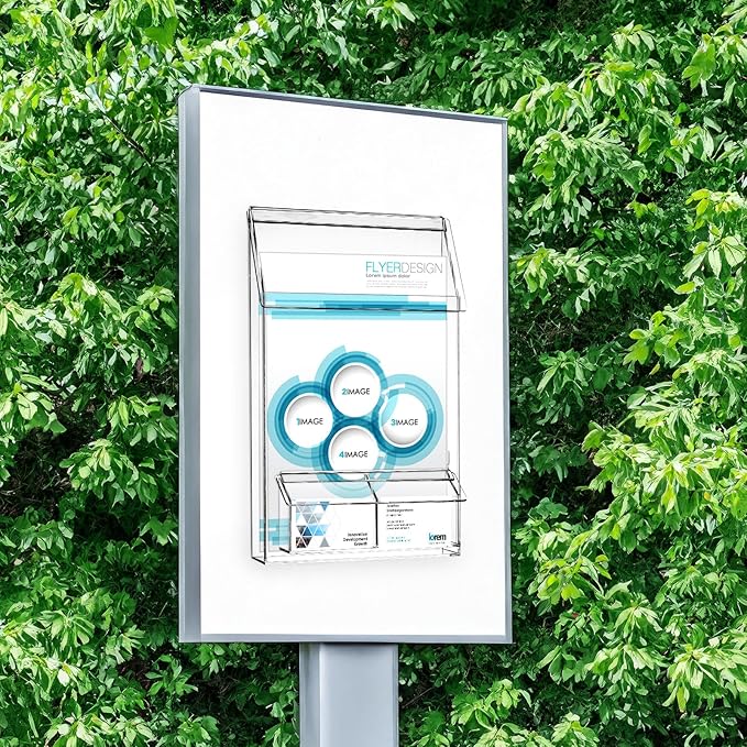 Barydat 2 Pieces Outdoor Brochure Holder - Image 5