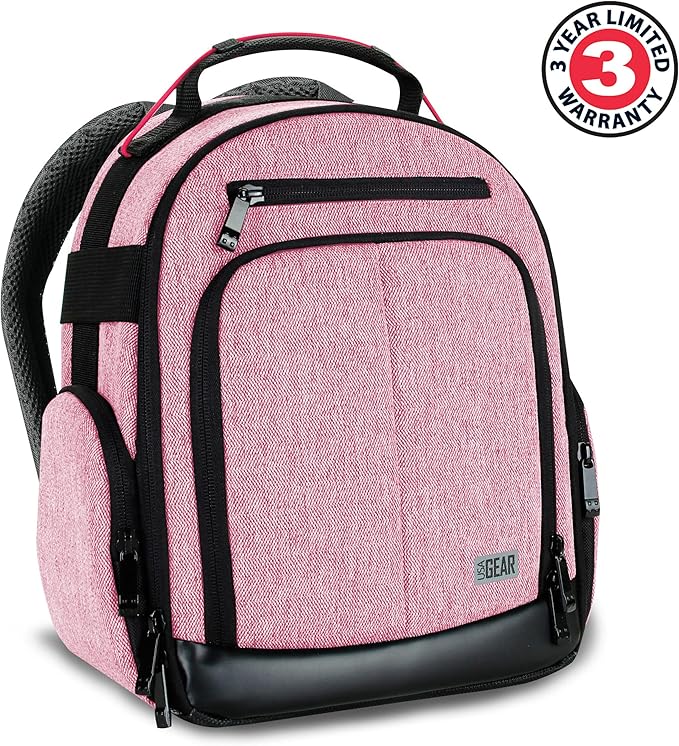 USA Gear Audio Equipment Backpack Fits Audio-Technica System 10, Shure BLX4 - Image 6
