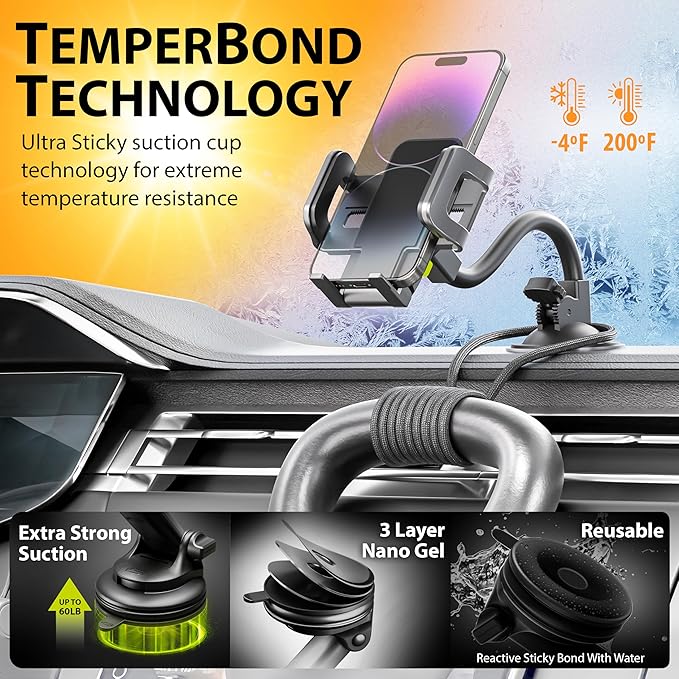 Bracketron TripGrip Window and Vent Mount, GPS Car Mount, Windshield Cell Phone - Image 5