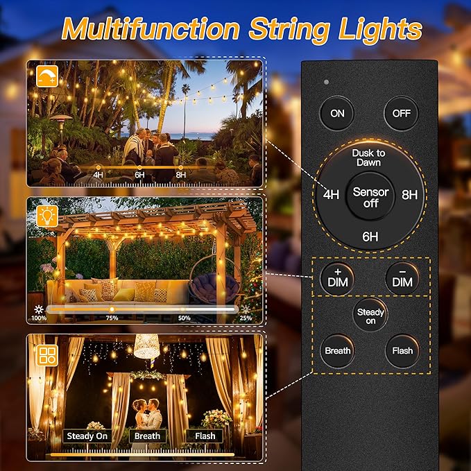Ollny S11 100FT Outdoor String Lights - Image 2