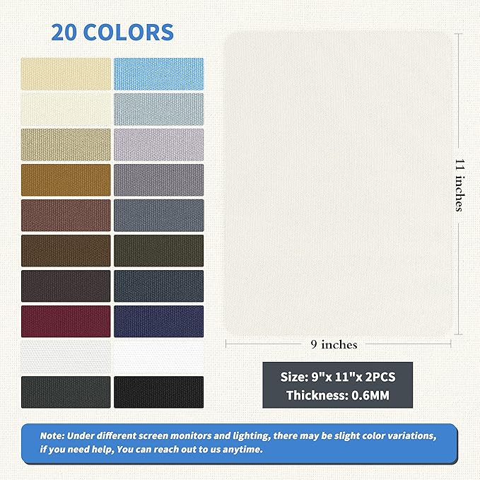 KING MOUNTAIN Canvas Repair Patch 9 x11 Inch 2 Pcs Self-Adhesive Waterproof - Image 2