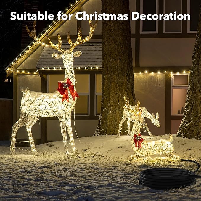 BN-LINK 6ft Indoor Outdoor Extension Cord 16/3 SJTW, 2 Pack, Weather Resistant - Image 9