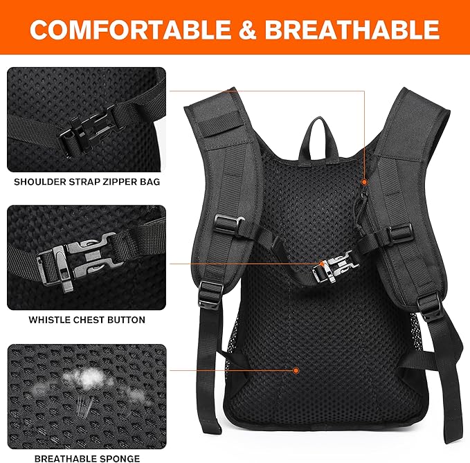 wotony Hydration Backpack with Water Bladder - Image 7