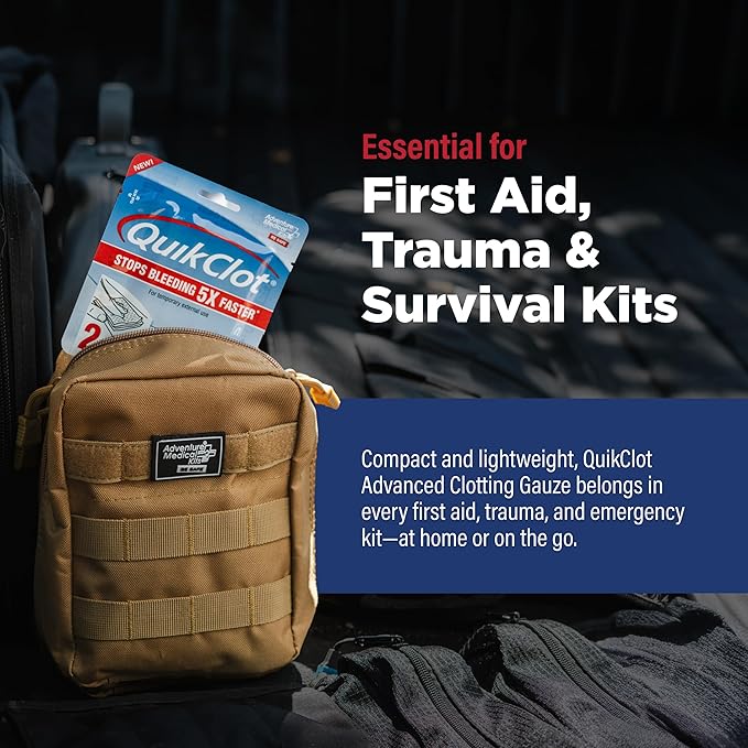 Adventure Medical Kits QuikClot Advanced Clotting Gauze - Image 8