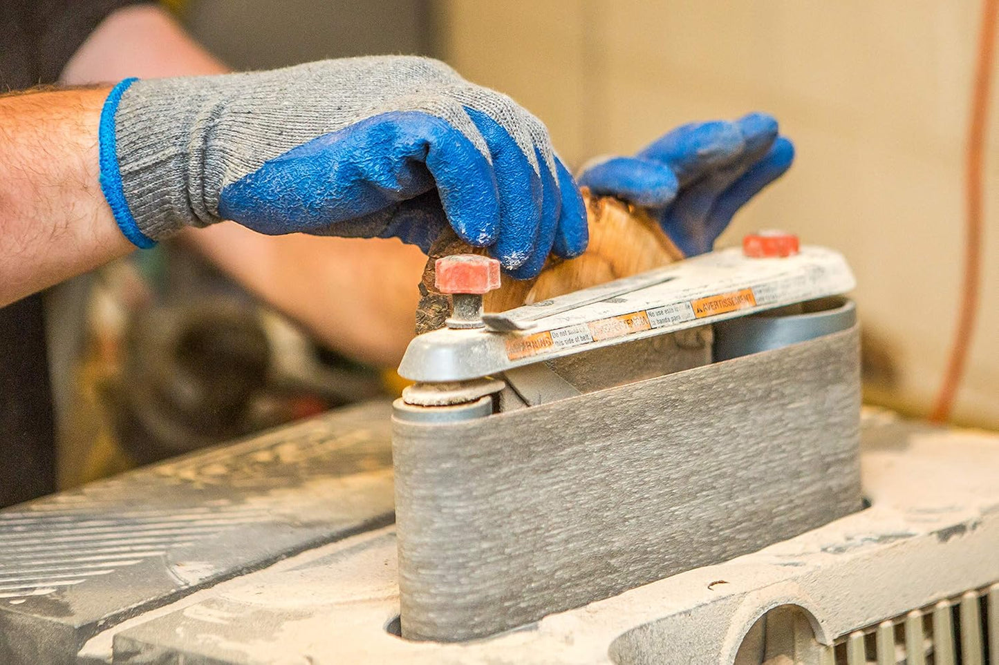 G & F Products - 3100S-10 120 Pairs Small Rubber Latex Double Coated Work Gloves for Construction, gardening gloves, heavy duty Cotton Blend Blue