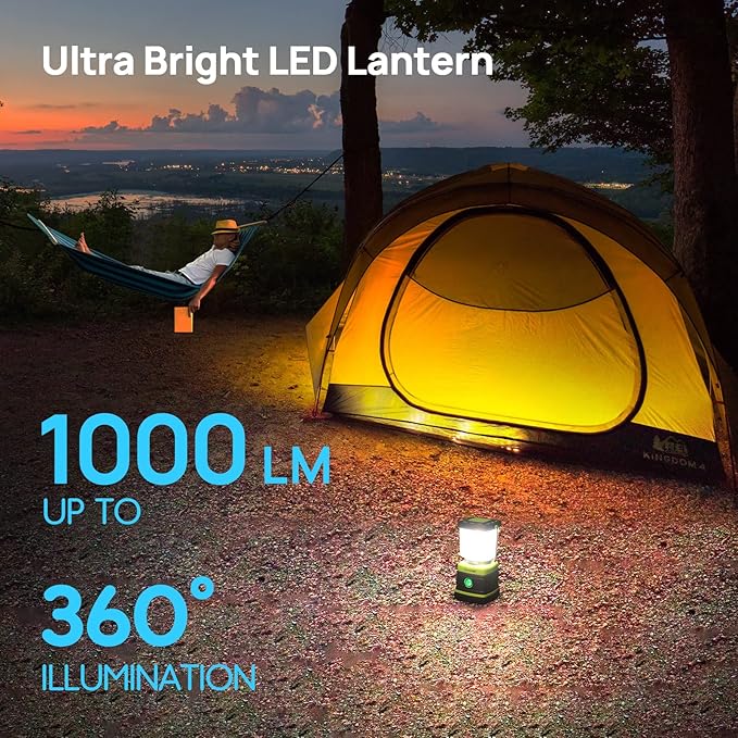 Consciot LED Battery Powered Camping Lantern, 4 Light Modes, IPX4 Waterproof - Image 2